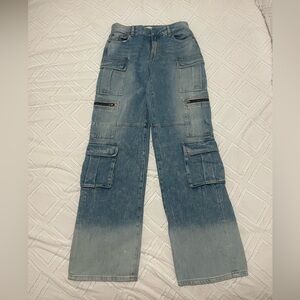 Alice and Olivia wide leg jeans